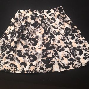 Print skater skirt